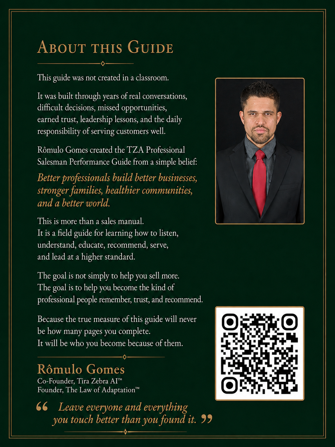 Back cover with About This Guide and author profile